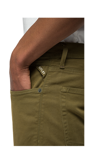 SARTORIALE ガーメントダイコットンサテンパンツ 詳細画像